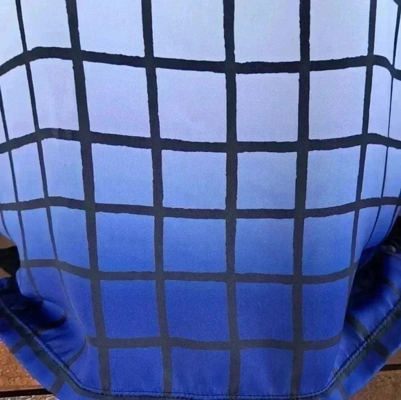 ❤️ Smart Set Blue White Gradient Print Sleeveless Top Women's Size XS - Picture 6 of 10